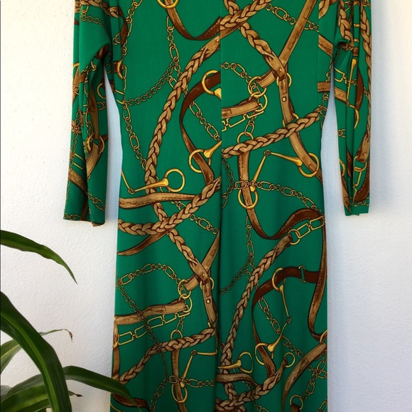 Ralph Lauren Emerald Chain Dress - Picture 5 of 6